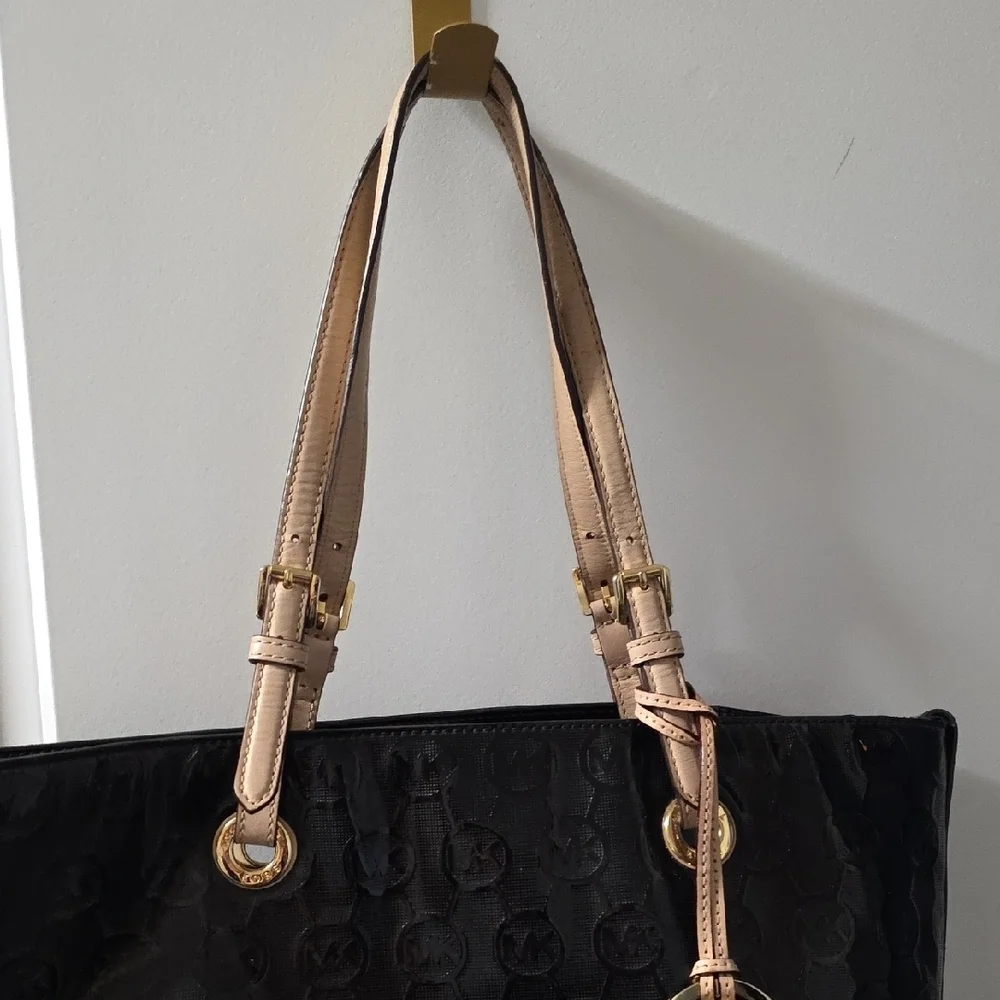 MICHAEL Michael Kors Black & Gold Tote